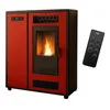 Luft- Pelletofen Slim Astral 12,2 kW Bordeaux Sannover Produktbild-Vorschau 1