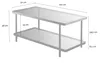 CALICOSY - Table basse L100cm en métal noir et plateaux en Voir les images du produit 6