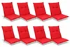 Beautissu 8-delige set lage rugleuning kussens, basismodel, Productafbeelding-voorbeeld 1