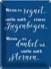 vianmo Blechschild 40x30 cm wenn es regnet dunkel suche Produktbild-Vorschau 1