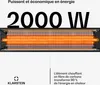Klarstein Chauffage Infrarouge 2000W – Sur Pied & Mural, 8 Voir les images du produit 6