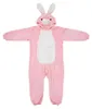 Pigiama Costume Onesie Travestimento Coniglietto Rosa 90: Anteprima dell’immagine prodotto 3