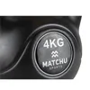 Matchu Sports Kettlebell 4 kg - Schwarz - 15cm - 22cm - Produktbild-Vorschau 2