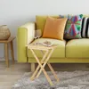 Tavolino relaxdays pieghevole in legno di bambù Anteprima dell’immagine prodotto 2