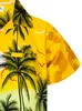 King Kameha Hawaiihemd "Beach" in Gelb Herren Hawaii-Hemd Produktbild-Vorschau 6