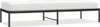 vidaXL Kovový noční stolek černý 80x200 cm Náhled obrázku produktu 1