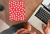 MuchoWow® Mauspad Mousepad Polka dots - Muster - Rot - Weiß Produktbild-Vorschau 3