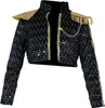 Kinder Kpop Golden Hunter Kostüm Set mit glitzernder Jacke, Produktbild-Vorschau 4