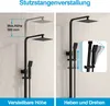 Système de douche Heilmetz avec thermostat, noir mat, Voir les images du produit 12