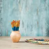 Relaxdays Pinsel Set 30-teilig, Acryl-, Öl- & Wasserfarben, Produktbild-Vorschau 2