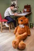 Gustaw Miś duży XXL (brązowy, 190 cm) Classico pluszowy Podgląd zdjęcia produktu 4