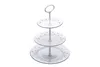 Dreiteilige Etagere, blaue Valbella, Verona, tschechisches Produktbild-Vorschau 1