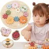 VIGA PolarB Holzzahnräder Montessori Lernpuzzle Bunt Produktbild-Vorschau 1