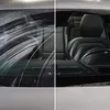 A split image showing a dirty car windshield on the left and a clean car interior on the right. Produktbild-Vorschau