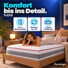 FLEXX Kaltschaum Matratze 140x200 cm mit 3D Memory Foam - 7 Produktbild-Vorschau 5