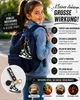 Sneaker-Rucksackanhänger Bag 6cm mit Basketball & Karabiner Produktbild-Vorschau 3
