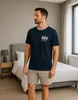 KB Schlafanzug Herren kurz Pyjama T-Shirt Nachtwäsche Produktbild-Vorschau 2