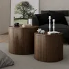 Couchtisch-Set Vicco Tavilo Nussbaum 48 x 48 cm 2 Teile, Produktbild-Vorschau 3