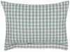 BELIANI Dekokissen Mintgrün / Weiß Karomuster 40 x 60 cm Produktbild-Vorschau 4