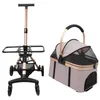2 in 1 Hundebuggy Hundebox Faltbar Katzenbuggy mit Produktbild-Vorschau 4