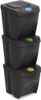 Prosperplast Recyclingbehälter 75l 3 Einheiten Weiß  Weiß Produktbild-Vorschau 17