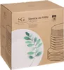 Tafelservice "vegetal" 18-teilig aus porzellan - SG Secret Produktbild-Vorschau 5