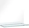 vidaXL Lustro ścienne z półką 60×60 cm szkło hartowane Podgląd zdjęcia produktu 1