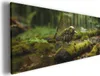 Wallario Premium Leinwandbild Mechanischer Waldvogel in Produktbild-Vorschau 1