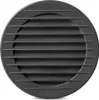 A round black vent grille with horizontal slats. Anteprima dell’immagine prodotto