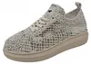Mustang Damen Sneaker Court Makramee Blumen Netzstruktur Produktbild-Vorschau 26
