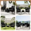 Yaheetech 2er Set Gartenstuhl aus Polyrattan, inkl. Sitz- & Produktbild-Vorschau 8