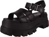 Buffalo ASPHA TS Sandal  Sandalen Plat - Zwart - Maat 39 Voir les images du produit 2
