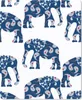 MuchoWow® Mauspad Mousepad Elefant - Tier - Muster 30x40 cm Produktbild-Vorschau 1