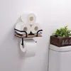 Rustikaler Toilettenpapierhalter im Landhausstil mit Ablage Produktbild-Vorschau 6