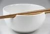 Suppen- / Nudel- / Reisschale + 1 Paar Essstäbchen  [ WHITE Produktbild-Vorschau 2