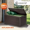 CASARIA® Gartenbox 280L UV-beständig Griffmulden Produktbild-Vorschau 2