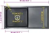 A top-down view of a black stainless steel sink with dimensions indicated by text and lines. Náhľad obrázku produktu