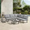 SVITA GRENADA Salon de jardin 4 pièces double chaise longue Voir les images du produit 2