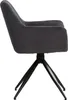 Homestyle4u Chaise rembourrée avec accoudoirs pivotante Lot Voir les images du produit 12