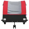 vidaXL Rimorchio per biciclette nero e rosso 45 kg di ferro Anteprima dell’immagine prodotto 6