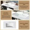 Mobile bagno autoportante con tre cassetti, lavabo con Anteprima dell’immagine prodotto 7