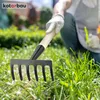KOTARBAU® Záhradné hrable 33 cm so 6 hrotmi Malé oceľové Náhľad obrázku produktu 4
