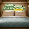 Reise Bettenset 2tlg - Salbei - (135x200cm / 40x80cm) Produktbild-Vorschau 5