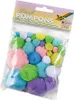 folia Pompons 30 Stück Größen sortiert Pastellfarben 10 - Produktbild-Vorschau 3