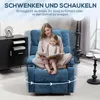Relaxsessel mit Fußstütze & Schaukelfunktion, Liegesessel Produktbild-Vorschau 7