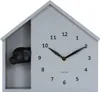 Karlsson - Wanduhr Peeking Doggy - Grau - 24.9x24.9x27cm Produktbild-Vorschau 1