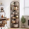 COSTWAY Scaffale angolare a 6 ripiani, scaffale aperto con Anteprima dell’immagine prodotto 7