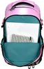 The inside of an open pink backpack with notebooks inside. Anteprima dell’immagine prodotto