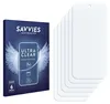 A product box and several screen protectors are displayed against a white background. Produktbild-Vorschau