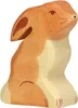 HOLZTIGER Hase aus Holz - sitzend Produktbild-Vorschau 1